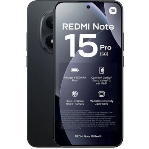 Xiaomi Redmi Note 15 Pro 5G Dual SIM (8/256GB) Black