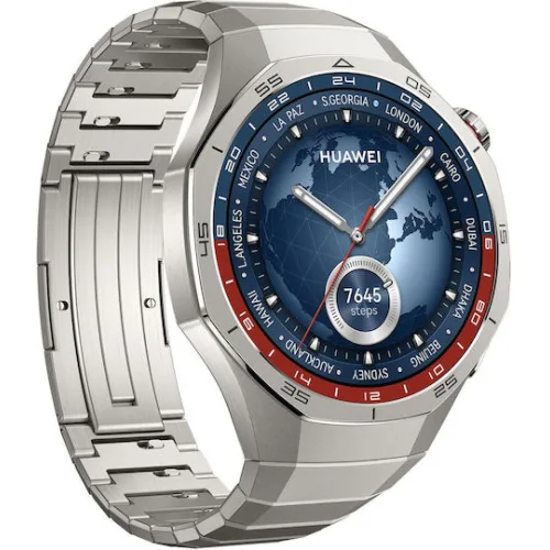 Huawei Watch GT 5 Pro Titanium 46mm Αδιάβροχο με Παλμογράφο (Τιτάνιο)
