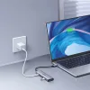 Ugreen CM511 USB-C Docking Station με HDMI 4K PD Ethernet Γκρι