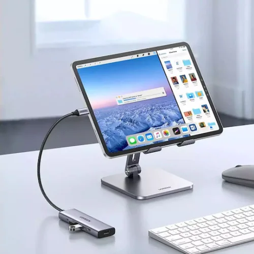 Ugreen CM511 USB-C Docking Station με HDMI 4K PD Ethernet Γκρι
