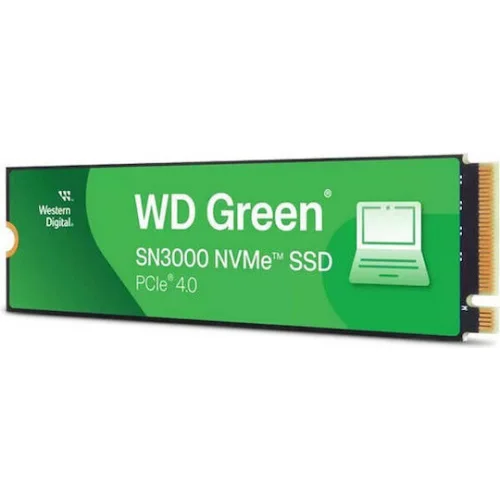 Western Digital Green SN3000 SSD 1TB M.2 NVMe PCI Express 4.0 Bulk