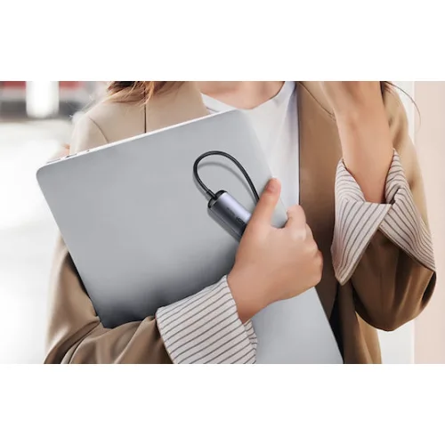 Ugreen CM418 USB-C Docking Station με HDMI 4K PD Ethernet Γκρι