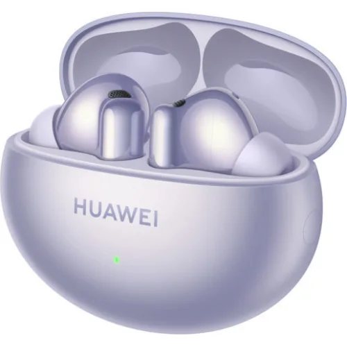 Huawei FreeBuds 6i Bluetooth Handsfree Ακουστικά με Αντοχή στον Ιδρώτα και Θήκη Φόρτισης Μωβ