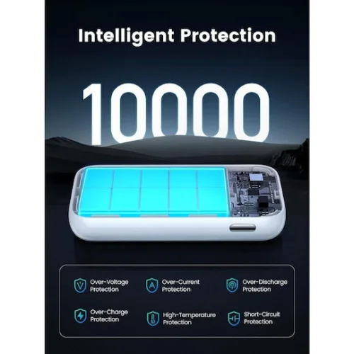 Ugreen PB501 Power Bank 10000mAh 30W Power Delivery / Quick Charge 3.0 Λευκό