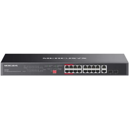 Mercusys MS120GP Unmanaged PoE+ Switch με 16 Θύρες Ethernet και 2 SFP Θύρες