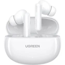 Ugreen HiTune T6 In-ear Bluetooth Handsfree Ακουστικά με Αντοχή στον Ιδρώτα και Θήκη Φόρτισης Λευκά