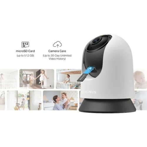 Mercusys MC210 IP Κάμερα Παρακολούθησης Wi-Fi Full HD+ 3MP με Αμφίδρομη Επικοινωνία
