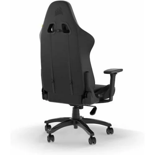 Corsair TC100 Relaxed Καρέκλα Gaming Δερματίνης με Ρυθμιζόμενα Μπράτσα Μαύρη