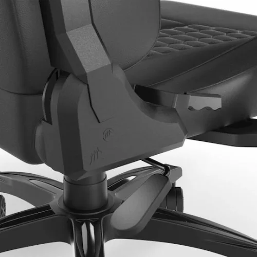 Corsair TC100 Relaxed Καρέκλα Gaming Δερματίνης με Ρυθμιζόμενα Μπράτσα Μαύρη