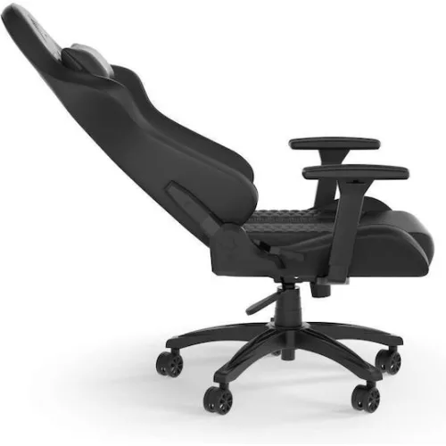 Corsair TC100 Relaxed Καρέκλα Gaming Δερματίνης με Ρυθμιζόμενα Μπράτσα Μαύρη