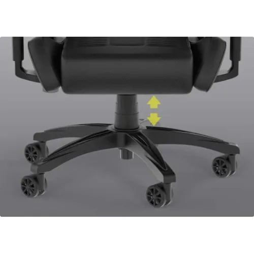 Corsair TC100 Relaxed Καρέκλα Gaming Δερματίνης με Ρυθμιζόμενα Μπράτσα Μαύρη