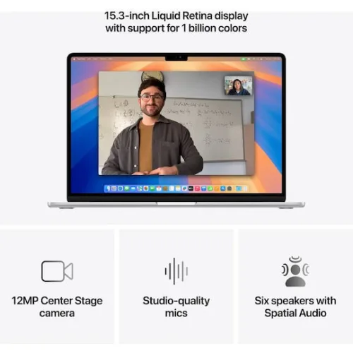 Apple MacBook Air 15.3" IPS Retina Display (M4-10‑core/16GB/256GB SSD/10-Core GPU) + BitDefender Antivirus Silver (GR Keyboard)