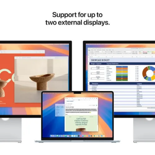 Apple MacBook Air 15.3" IPS Retina Display (M4-10‑core/16GB/256GB SSD/10-Core GPU) + BitDefender Antivirus Silver (GR Keyboard)