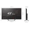 Tesla Smart Τηλεόραση 43" 4K UHD QLED Q43E655GUS HDR (2025)