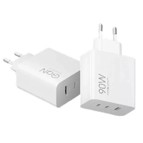 Xiaomi Φορτιστής Χωρίς Καλώδιο GaN με Θύρα USB-A και 2 Θύρες USB-C 90W Power Delivery Λευκός (HyperCharge)