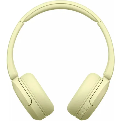 Sony WH-CH520 Ασύρματα / Ενσύρματα On Ear Ακουστικά με 50 ώρες Λειτουργίας και Quick Charge Κίτρινα