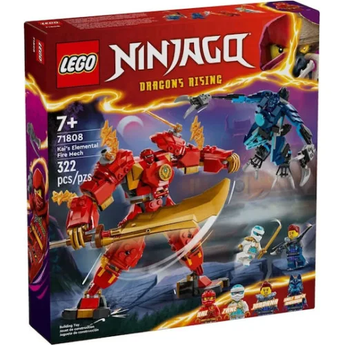 LEGO Ninjago Kai's Elemental Fire Mech για 7+ Ετών 322τμχ