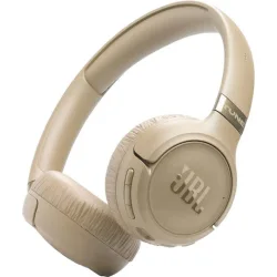 JBL Tune 680NC Ασύρματα Bluetooth On Ear Ακουστικά με 50 ώρες Λειτουργίας Μπεζ