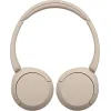 Sony WH-CH520 Ασύρματα / Ενσύρματα On Ear Ακουστικά με 50 ώρες Λειτουργίας και Quick Charge Μπεζ