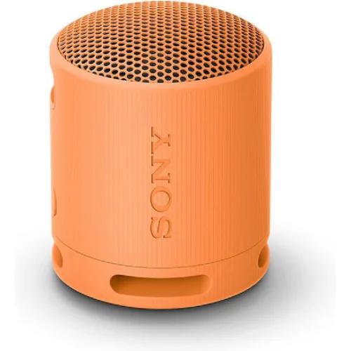 Sony SRS-XB100 Αδιάβροχο Ηχείο Bluetooth 5W με Διάρκεια Μπαταρίας έως 16 ώρες Πορτοκαλί