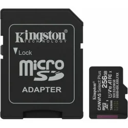 Kingston Canvas Select Plus microSDHC 256GB Class 10 UHS-I με αντάπτορα