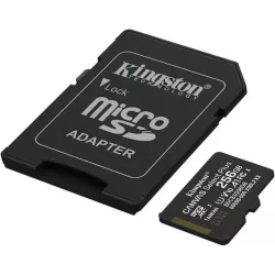 Kingston Canvas Select Plus microSDHC 256GB Class 10 UHS-I με αντάπτορα