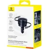 Baseus Enjoyment Max Car Charger Φορτιστής Αυτοκινήτου 60W Γρήγορης Φόρτισης μαζί με Καλώδιο Lightning / Type-C Μαύρο Χρώμα