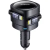 Baseus Φορτιστής Αυτοκινήτου 60W Γρήγορης Φόρτισης μαζί με Καλώδιο Type-C Μαύρος