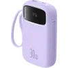 Baseus QPow 2 Power Bank 10000mAh 30W με Θύρα USB-A και Θύρα USB-C Μωβ