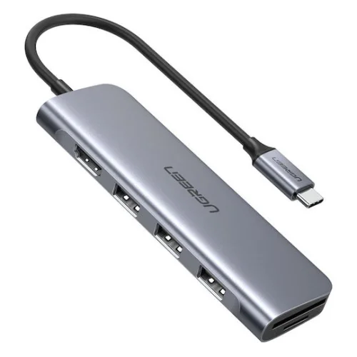 Ugreen CM511 USB-C Docking Station με HDMI 4K PD Γκρι