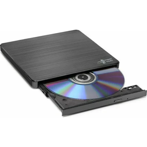 Hitachi-LG Data Storage Εξωτερικός Οδηγός Εγγραφής/Ανάγνωσης DVD/CD για Desktop / Laptop Μαύρο