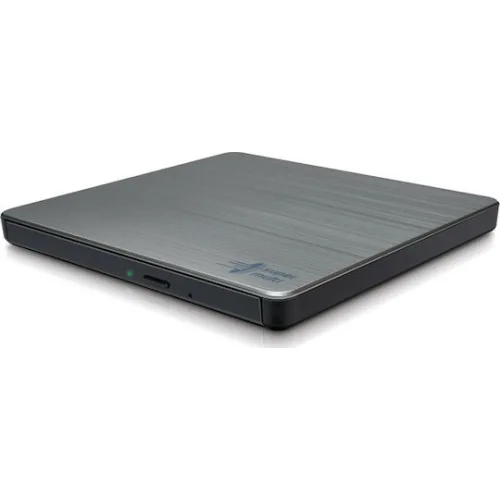 Hitachi-LG Data Storage Εξωτερικός Οδηγός Εγγραφής/Ανάγνωσης DVD/CD για Laptop / Desktop Ασημί