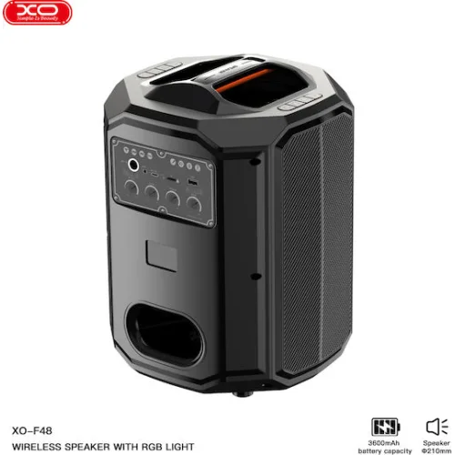 XO Ηχείο F48 σε Μαύρο Χρώμα