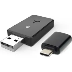 Nedis Ckaa2400bk Αντάπτορας Αυτοκινήτου Ασύρματο Android Auto Apple Carplay Nedis