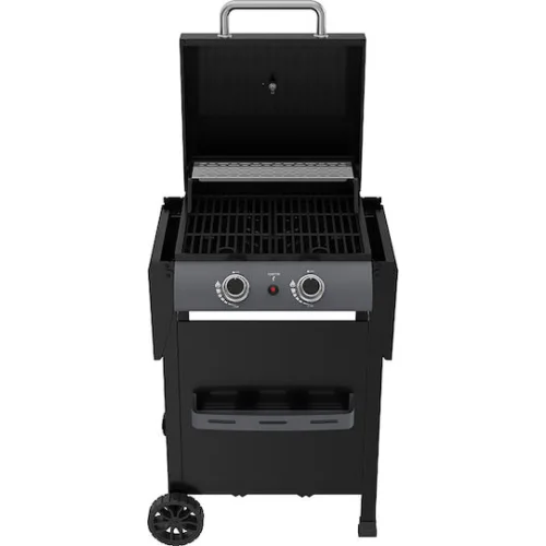 Bormann BBQ6020 Ψησταριά Υγραερίου Μαντεμένιας Σχάρας 48x42εκ. με 2 Εστίες 6kW