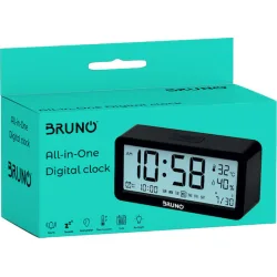 Bruno Θερμόμετρo & Υγρασιόμετρo Επιτραπέζιο για Χρήση σε Εσωτερικό Χώρο