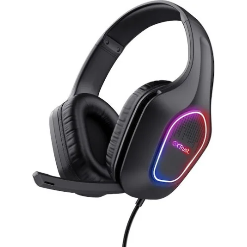 Trust GXT 416 Zirox Ασύρματο Over Ear Gaming Headset με σύνδεση 3.5mm / USB
