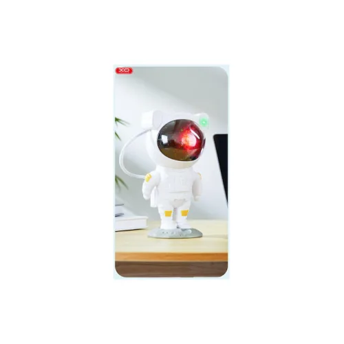 XO Παιδικό Φωτιστικό Projector με Προβολή Αστεριών Λευκό 21x11cm