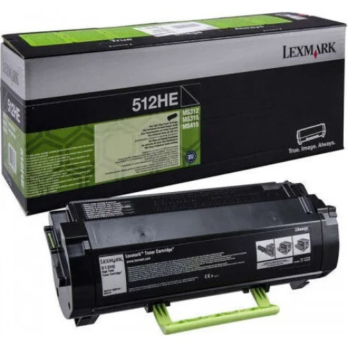 Lexmark 51F2H0E Γνήσιο Toner Laser Εκτυπωτή Μαύρο High Yield 5000 Σελίδων 51F2H0E