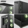 MSI MAG PANO 110R PZ Gaming Midi Tower Κουτί Υπολογιστή με Πλαϊνό Παράθυρο και ARGB Φωτισμό Μαύρο
