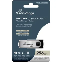 MediaRange 256GB USB 3.2 Stick Ασημί