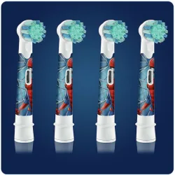 Oral-B Spiderman Extra Soft Ανταλλακτικό για Ηλεκτρική Οδοντόβουρτσα Spiderman για 3+ Χρονών 4τμχ