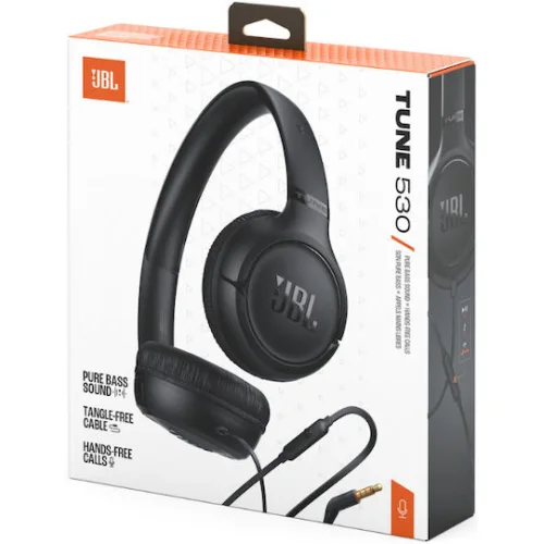 JBL Tune 530 Ενσύρματα On Ear Ακουστικά Μαύρα