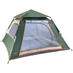 Campo Rover 4 Αυτόματη Καλοκαιρινή Σκηνή Camping Πράσινη με Διπλό Πανί για 4 Άτομα 240x240x160εκ.