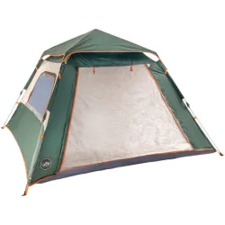 Campo Rover 4 Αυτόματη Καλοκαιρινή Σκηνή Camping Πράσινη με Διπλό Πανί για 4 Άτομα 240x240x160εκ.