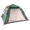 Campo Rover 4 Αυτόματη Καλοκαιρινή Σκηνή Camping Πράσινη με Διπλό Πανί για 4 Άτομα 240x240x160εκ.
