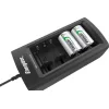 Energizer ACCU Recharge Universal Φορτιστής 4 Μπαταριών Ni-MH Μεγέθους AA/AAA/9V/D