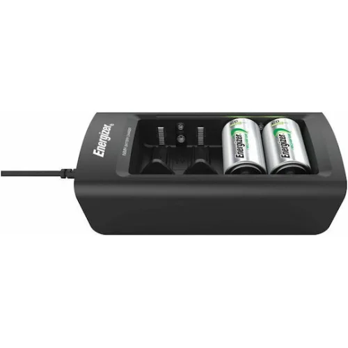 Energizer ACCU Recharge Universal Φορτιστής 4 Μπαταριών Ni-MH Μεγέθους AA/AAA/9V/D