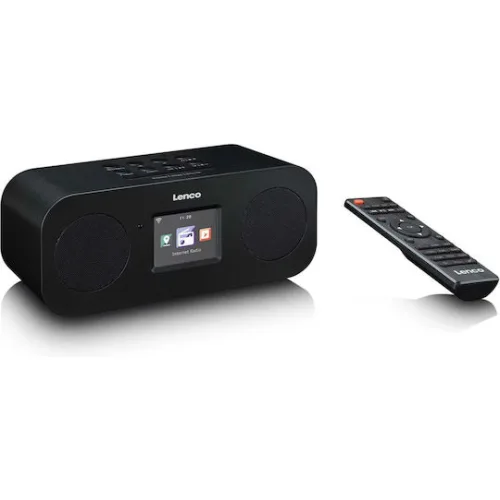 Lenco DIR-121BK Επιτραπέζιο Ραδιόφωνο Ρεύματος DAB+ με Bluetooth Μαύρο