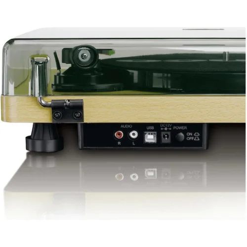 Lenco L-30 L-30W Πικάπ με Belt Drive και Προενίσχυση Καφέ